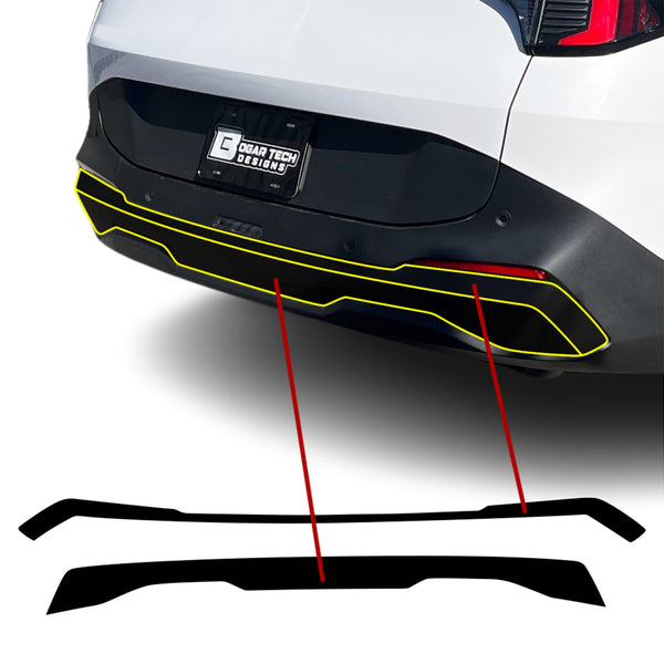 Kia Sportage 2026-2027 Blackout Chrome Delete Kit – Precut Gloss Black Vinyl Overlays