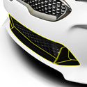 Fits KIA Stringer 2018-2023 Vinyl Chrome Delete Grille Blackout Decal Stickers Overlay Film