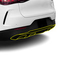 Fits Mercedes-Benz EQE SUV 2023-2025 Vinyl Chrome Delete Grille Blackout Decal Stickers Overlay Film