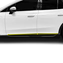 Fits Mercedes-Benz EQE SUV 2023-2025 Vinyl Chrome Delete Grille Blackout Decal Stickers Overlay Film
