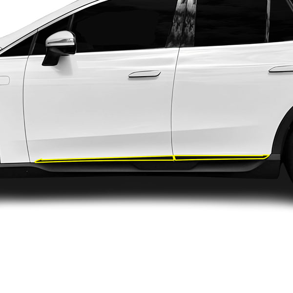 Fits Mercedes-Benz EQE SUV 2023-2025 Vinyl Chrome Delete Grille Blackout Decal Stickers Overlay Film