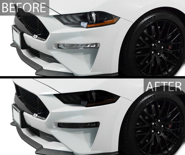 Complete Headlight Taillight Precut Tint Overlay Film Fits Ford Mustang 2018 - 2023 - Bogar Tech Designs