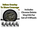 Vinyl Chrome Delete Wheel Sides Front Rear Bumper Trim Blackout Decal Stickers Overlay Film Fits Nissan Altima 2019 - 2025 - Bogar Tech Designs
