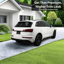 Vinyl Chrome Delete Grille Side Window Rear Blackout Decal Stickers Overlay Film Fits Audi Q5