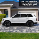 Window Vinyl Chrome Delete Trim Blackout Decal Stickers Overlay Film Fits Kia Telluride 2020 - 2025