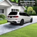 Vinyl Chrome Delete Blackout Decal Stickers Overlay Film Fits BMW X7 2019-2025
