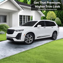 Vinyl Chrome Delete Grille Side Window Rear Blackout Decal Stickers Overlay Film Fits Cadillac XT6 2020 - 2025 - Bogar Tech Designs