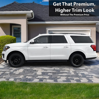 GG Wraps Chrome Delete Vinyl Kit For 2018-2021 Ford Expedition Tailgate Trim (Pre-cut, Blackout)