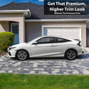 Vinyl Chrome Delete Grille Side Wheel Window Blackout Decal Stickers Overlay Film Fits Honda Civic 2016 - 2021 - Bogar Tech Designs