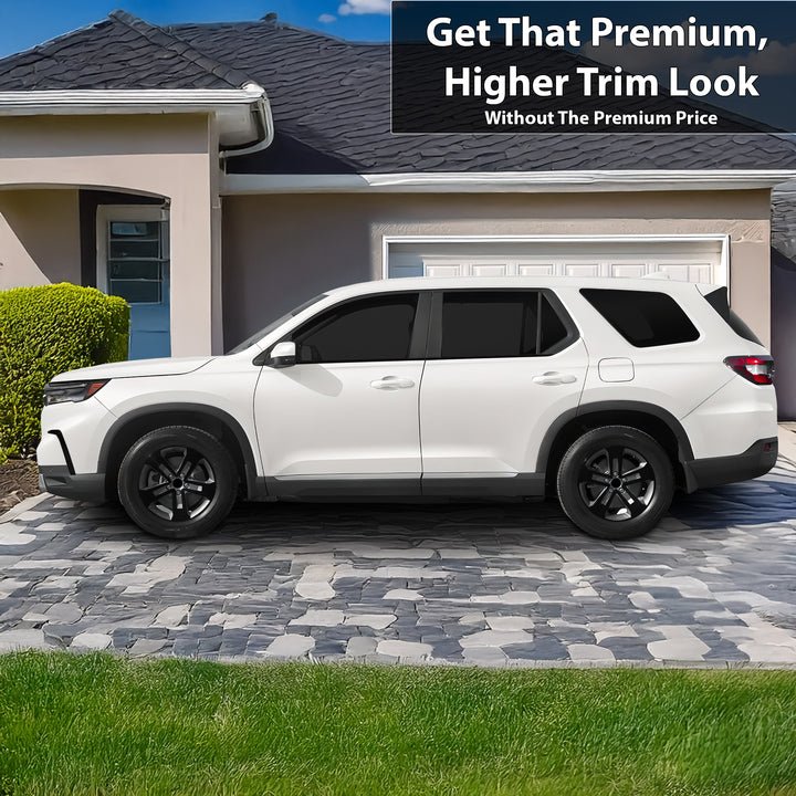 Vinyl Chrome Delete Grille Window Wheel Blackout Decal Stickers Overlay Film Fits Honda Pilot 2023 - 2025 - Bogar Tech Designs