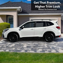 Vinyl Chrome Delete Front Grille Wheels Blackout Decal Stickers Overlay Film Fits Subaru Forester 2019 - 2024 - Bogar Tech Designs