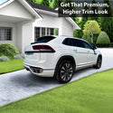 Fits Volkswagen Atlas Cross Sport Vinyl Chrome Delete Grille Side Window Rear Blackout Dechrome Decal Stickers Overlay Film 2020 - 2025 - Bogar Tech Designs