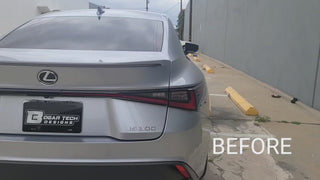 Full Headlight Taillight Precut Smoked PPF Tint Kit Film Overlay Fits Lexus IS 2021 2022 2023