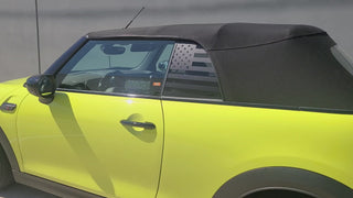 Quarter Window American Flag Vinyl Decal Stickers Fits Mini Cooper Convertible 2019-2024