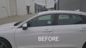 Window Vinyl Chrome Delete Trim Blackout Decal Stickers Overlay Film Fits Kia K5 2021 2022 2023 2024