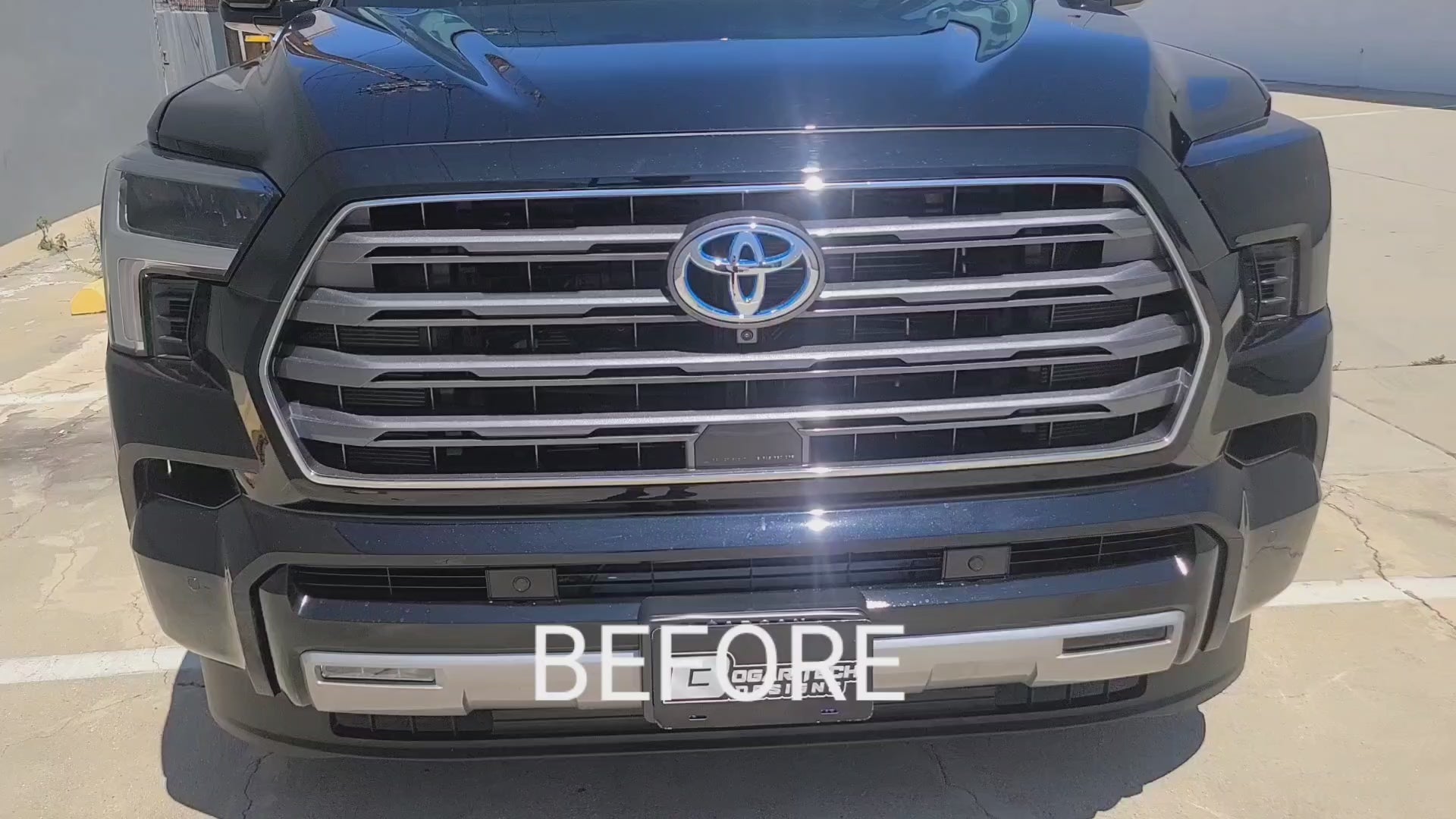 Toyota Sequoia 2023-2026 Blackout Chrome Delete Kit - Precut Gloss Black Vinyl Overlays