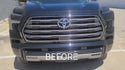 Vinyl Chrome Delete Grille Side Window Rear Wheel Blackout Decal Stickers Overlay Film Fits Toyota Sequoia 2023+