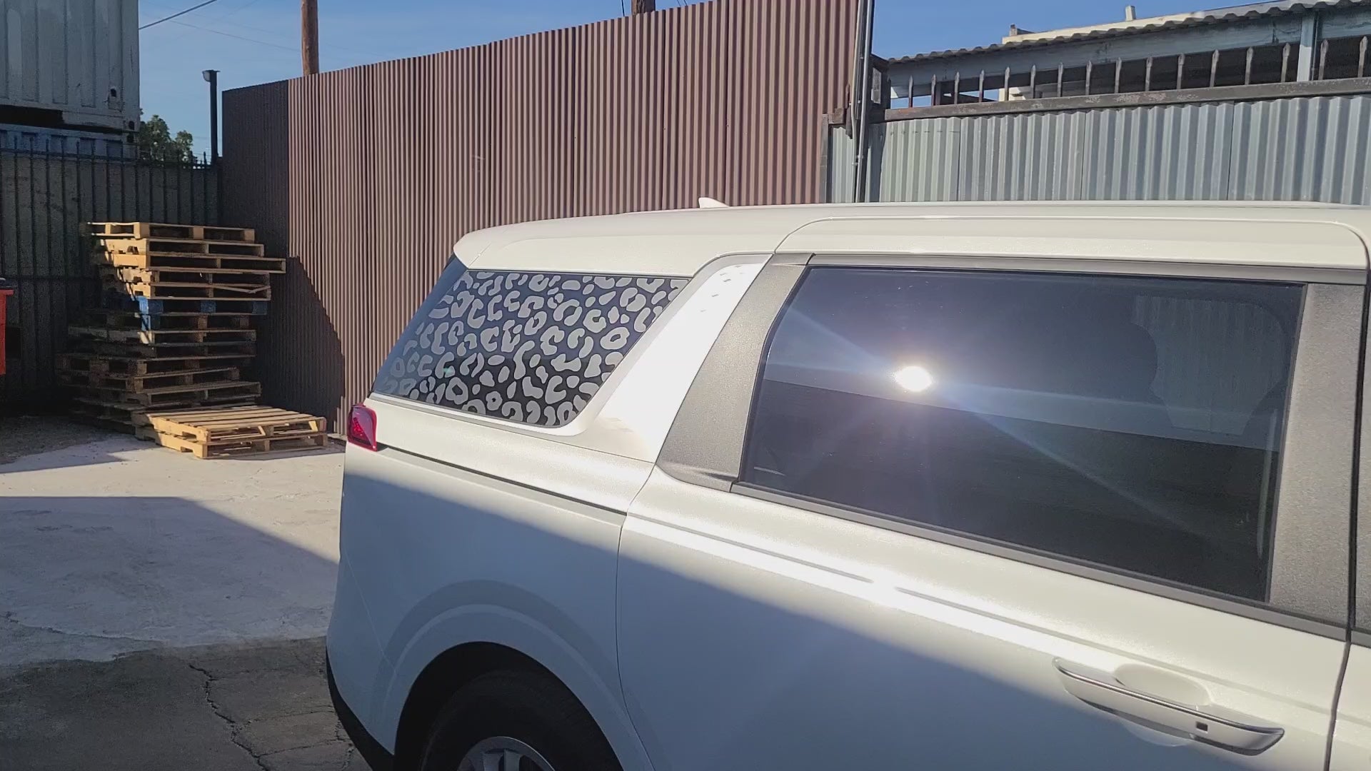 Animal Leopard Cheetah Cow Window Vinyl Decal Stickers Fits Kia Carnival 2022-2026