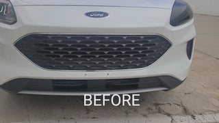 Vinyl Chrome Delete Grille Side Window Blackout Decal Stickers Overlay Film Fits Ford Escape