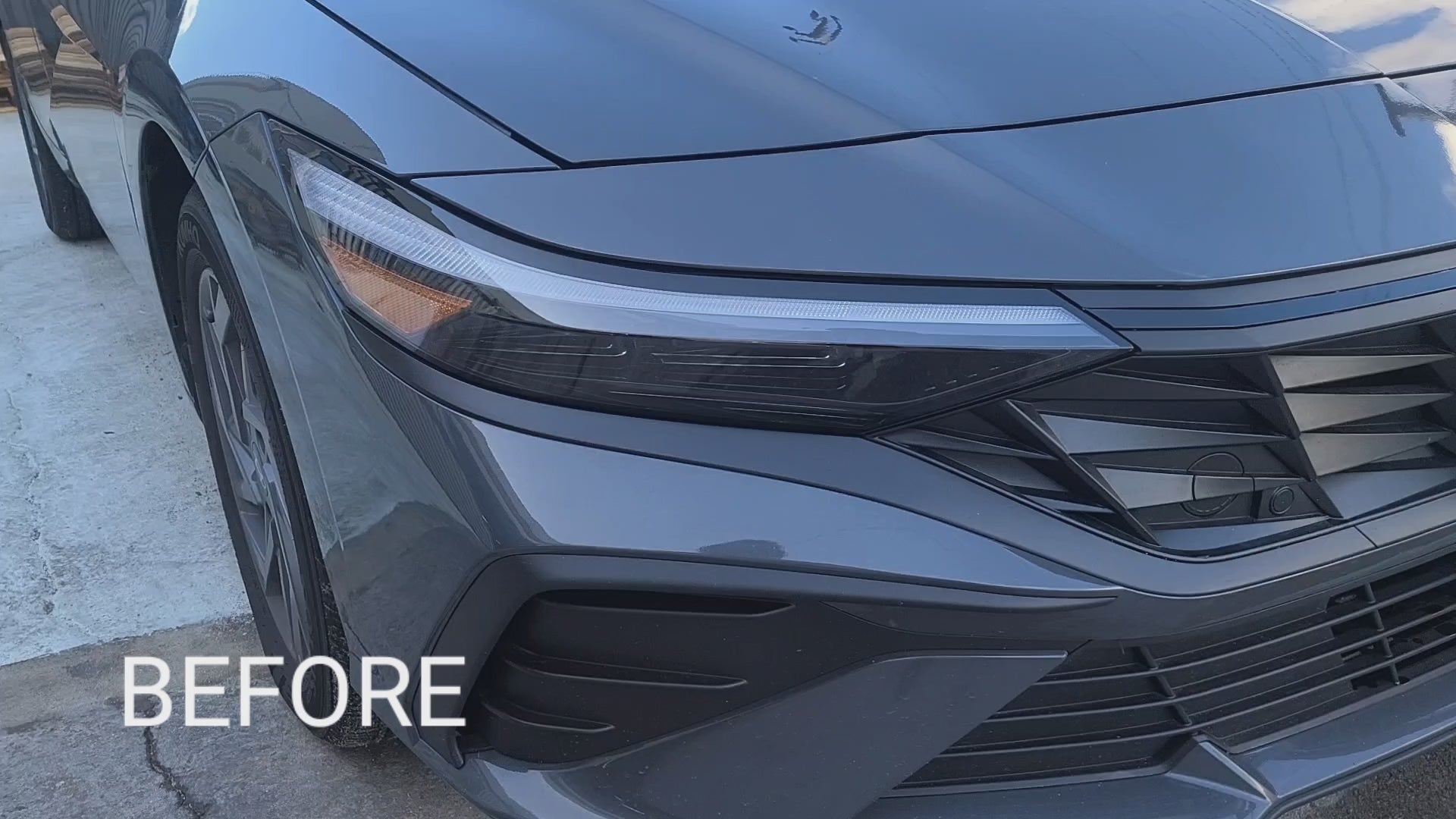Hyundai Elantra 2024–2026 Dark Smoke Headlight & Taillight Tint Kit – Precut Vinyl Lens Overlays