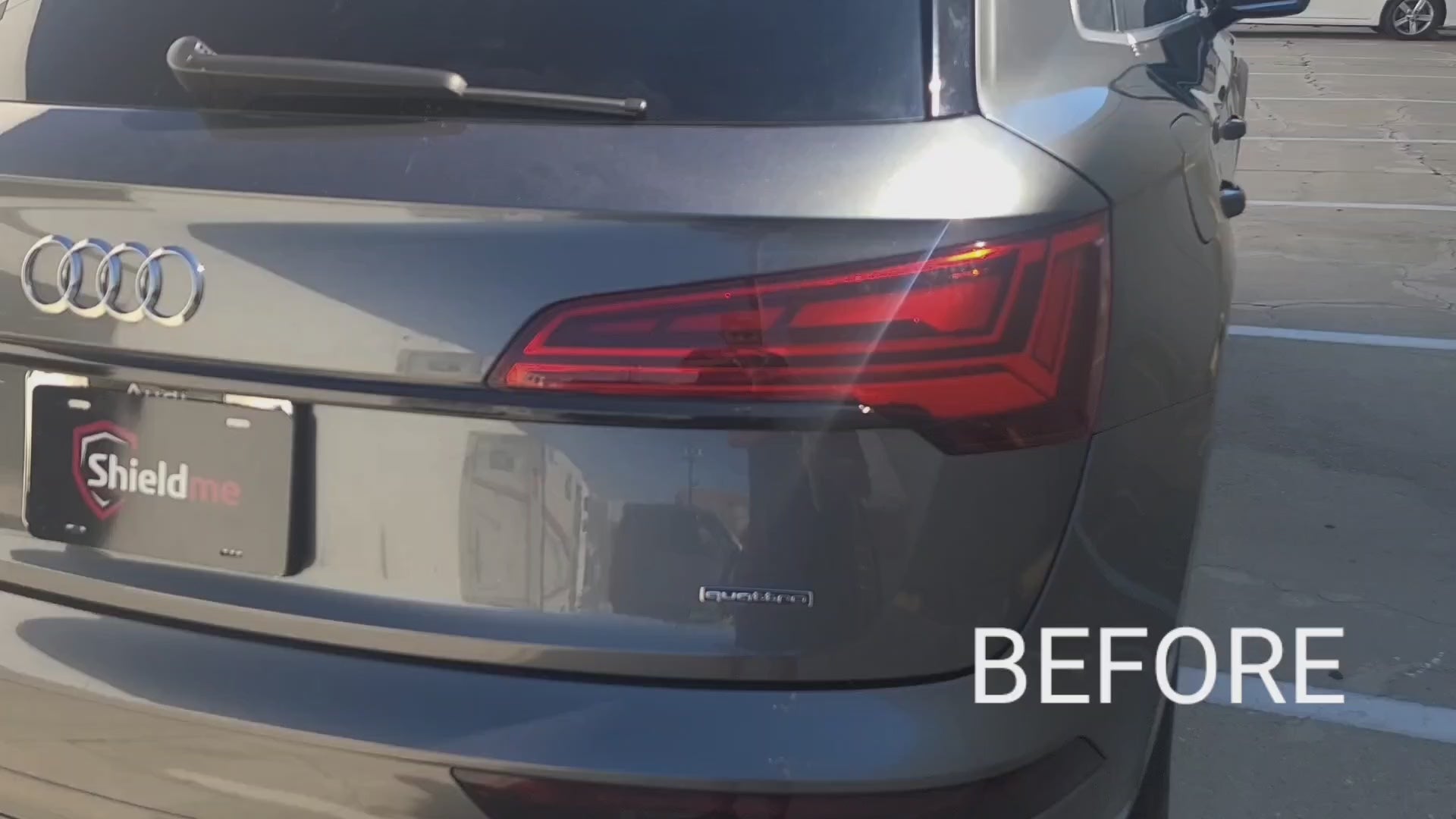 Full Headlight Taillight Precut Smoked PPF Tint Kit Overlay Film Fits Audi Q5 2021-2025
