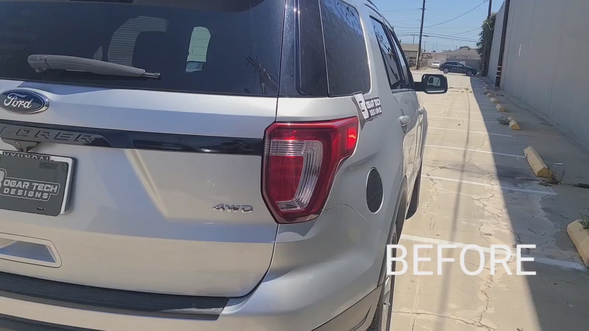 Ford Explorer 2016–2019 Dark Smoke Headlight & Taillight Tint Kit – Precut Vinyl Lens Overlays