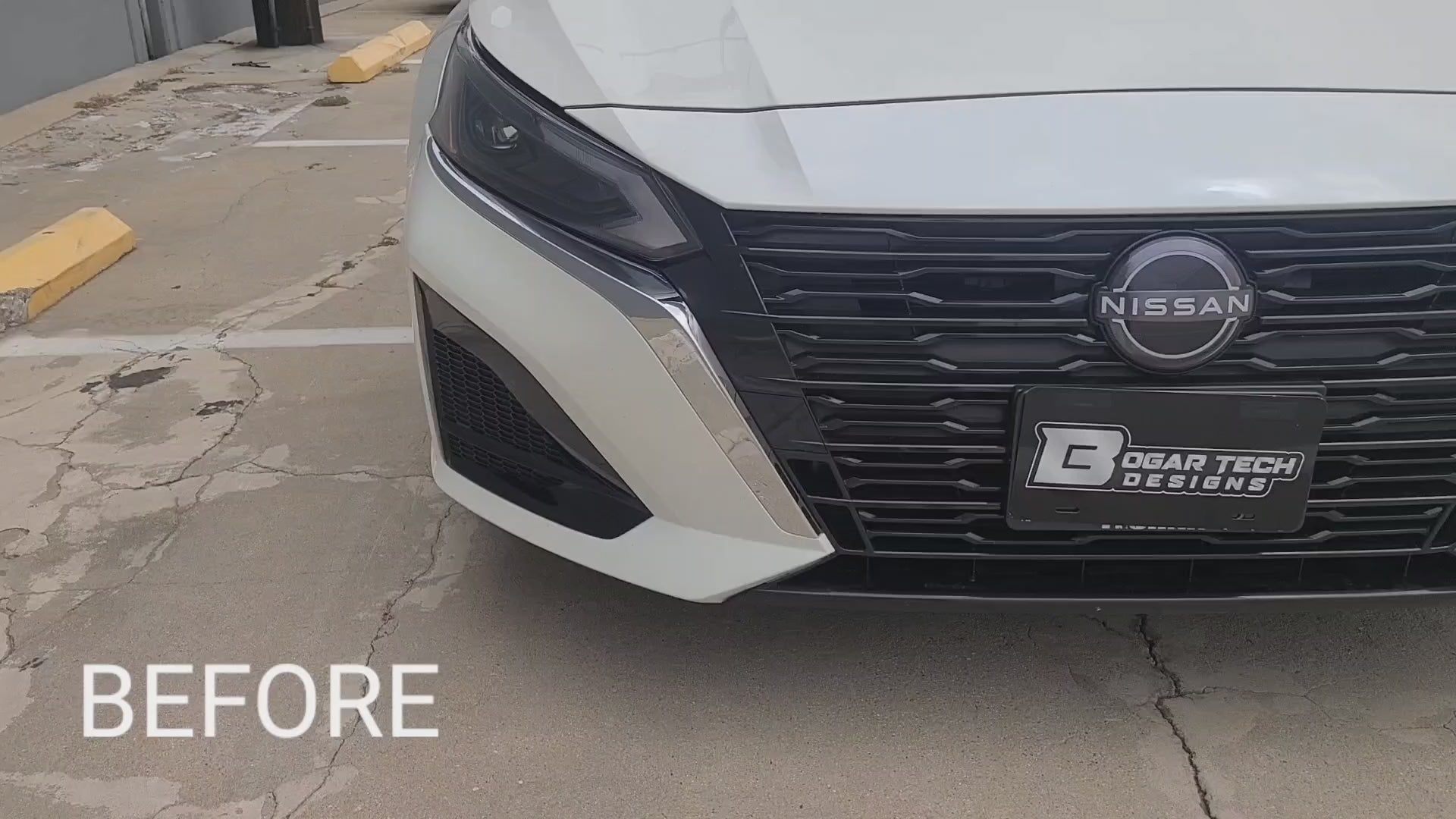 Nissan Altima 2019-2026 Window Trim Blackout Chrome Delete Kit - Precut Gloss Black Vinyl Overlays