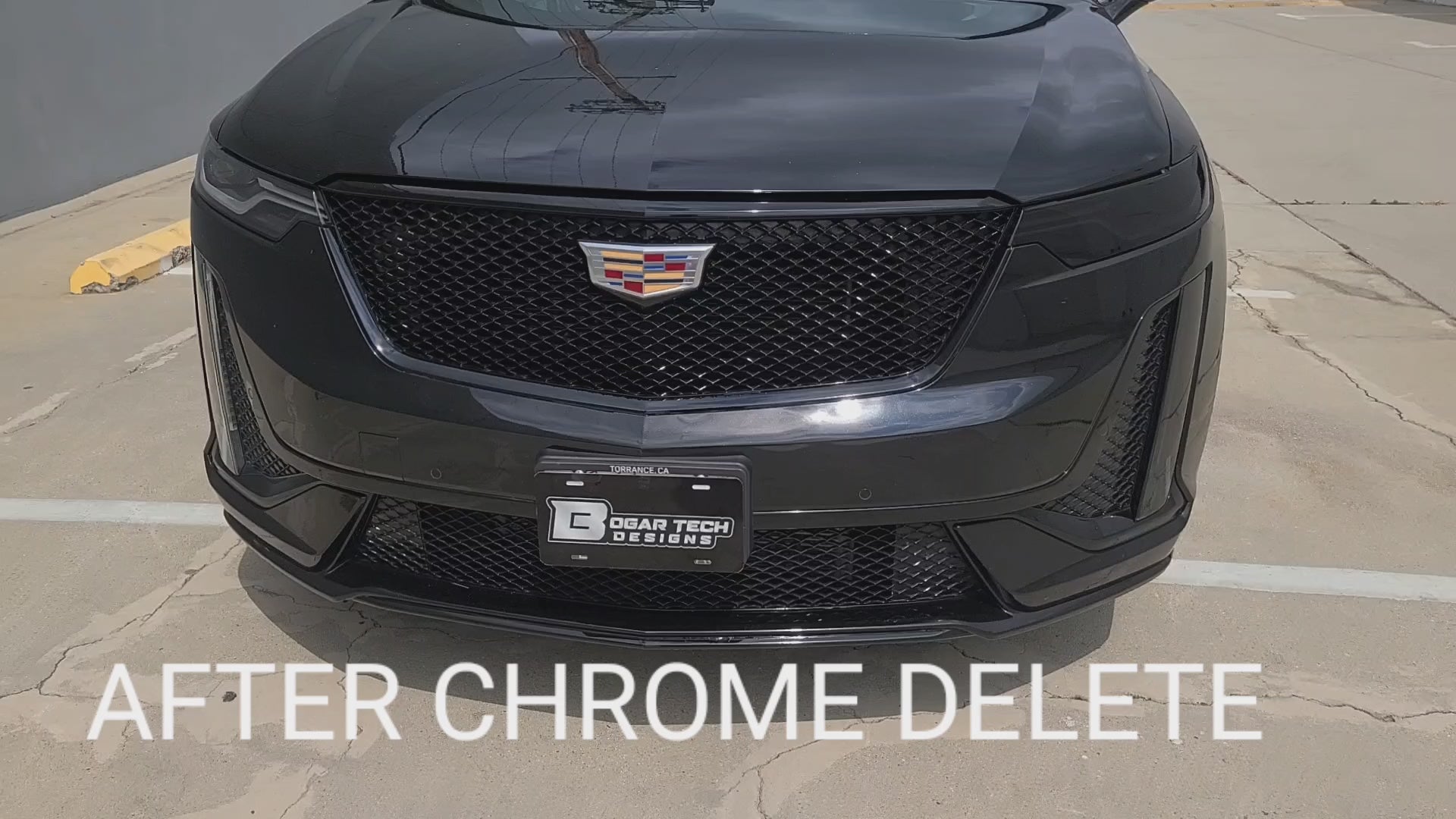 Cadillac XT6 2020-2025 Blackout Chrome Delete Kit - Precut Gloss Black Vinyl Overlays