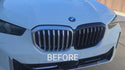 Vinyl Chrome Delete Grille Side Window Blackout Decal Stickers Overlay Film Fits BMW X5