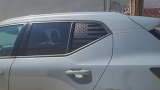 Quarter Window American Flag Vinyl Decal Stickers Fits Volvo XC40 2019-2023