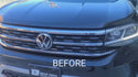 Vinyl Chrome Delete Grille Side Window Rear Blackout Decal Stickers Overlay Film Fits Volkswagen Atlas