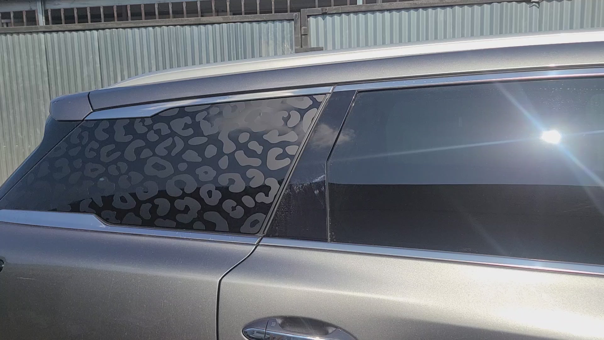 Animal Leopard Cheetah Cow Window Vinyl Decal Stickers Fits Infiniti QX60 2022-2026