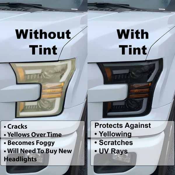 Fits Volvo XC90 2016-2025 Full Headlight Taillight Precut Smoked PPF Tint Kit Film Overlay  - Bogar Tech Designs