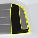 Fits Audi Q7 2020-2024 Vinyl Chrome Delete Grille Blackout Decal Stickers Overlay Film - Bogar Tech Designs
