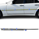 Fits Mercedes-Benz C280 1994-2000 Vinyl Chrome Delete Grille Blackout Decal Stickers Overlay Film - Bogar Tech Designs