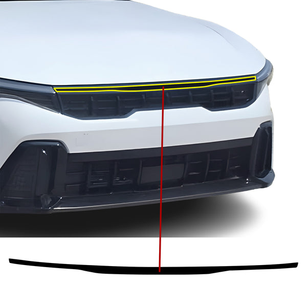 Fits Kia K4 GT-Line 2024-2026 Vinyl Chrome Delete Grille Blackout Decal Stickers Overlay Film - Bogar Tech Designs
