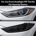 Fits Hyundai Elantra 2017-2018 Full Headlight Taillight Precut Smoked PPF Tint Kit Film Overlay  - Bogar Tech Designs