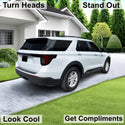 Fits Ford Explorer 2025-2026 Full Headlight Taillight Precut Smoked PPF Tint Kit Film Overlay  - Bogar Tech Designs