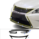 Fits Lexus CT200 2014-2018 Vinyl Chrome Delete Grille Blackout Decal Stickers Overlay Film - Bogar Tech Designs