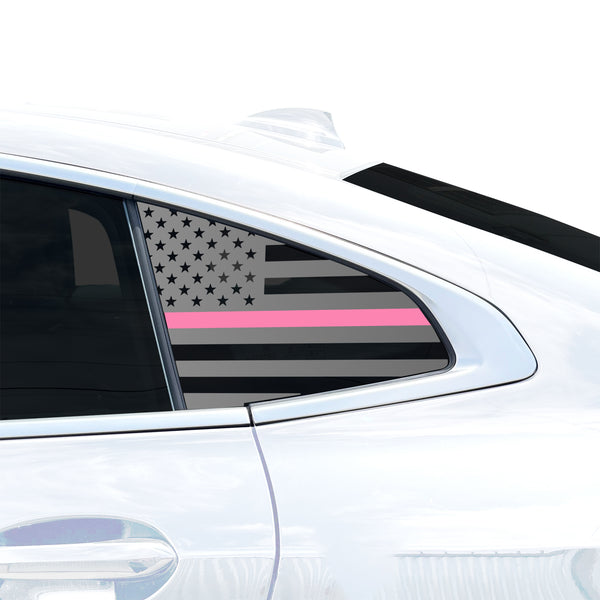 Fits BMW 2 Series 2020-2024 Quarter Window American Flag Vinyl Decal Stickers - Bogar Tech Designs