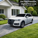 Fits Audi Q7 2017-2019 Vinyl Chrome Delete Grille Blackout Decal Stickers Overlay Film - Bogar Tech Designs