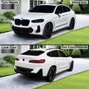 Fits BMW X4 2019-2025 Full Headlight Taillight Precut Smoked PPF Tint Kit Film Overlay  - Bogar Tech Designs