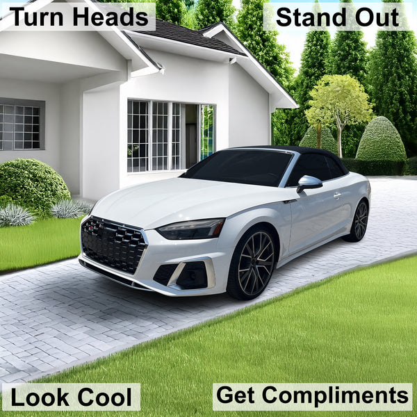 Fits Audi S5 2020-2024 Full Headlight Taillight Precut Smoked PPF Tint Kit Film Overlay  - Bogar Tech Designs