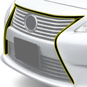 Fits Lexus ES 2013-2018 Vinyl Chrome Delete Grille Blackout Decal Stickers Overlay Film - Bogar Tech Designs