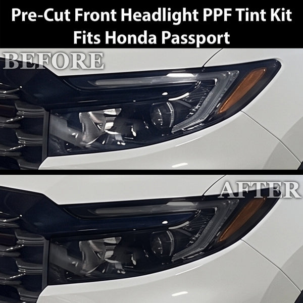 Fits Honda Passport 2022-2025 Full Headlight Taillight Precut Smoked PPF Tint Kit Film Overlay  - Bogar Tech Designs