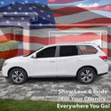Fits Nissan Pathfinder 2013-2021 Quarter Window American Flag Vinyl Decal Stickers - Bogar Tech Designs