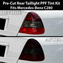 Fits Mercedes-Benz C280 1994-2000 Full Headlight Taillight Precut Smoked PPF Tint Kit Film Overlay  - Bogar Tech Designs
