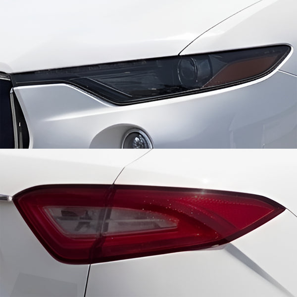 Fits Maserati Levante 2017-2020 Full Headlight Taillight Precut Smoked PPF Tint Kit Film Overlay  - Bogar Tech Designs