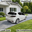 Fits Lexus CT200 2011-2018 Full Headlight Taillight Precut Smoked PPF Tint Kit Film Overlay  - Bogar Tech Designs