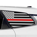 Fits Toyota Crown Signia 2025-2027 Quarter Window American Flag Vinyl Decal Stickers - Bogar Tech Designs